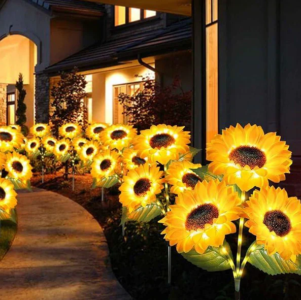 Wasserdichte Solar-Sonnenblumenleuchten™