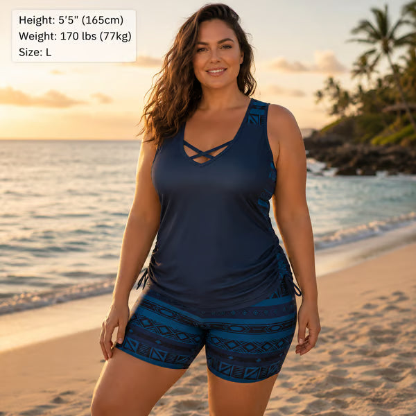 KörperGlanz™ Figurformender Tankini