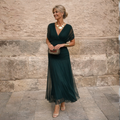 Eva™ | Off‑Shoulder Elegance Maxi Dress