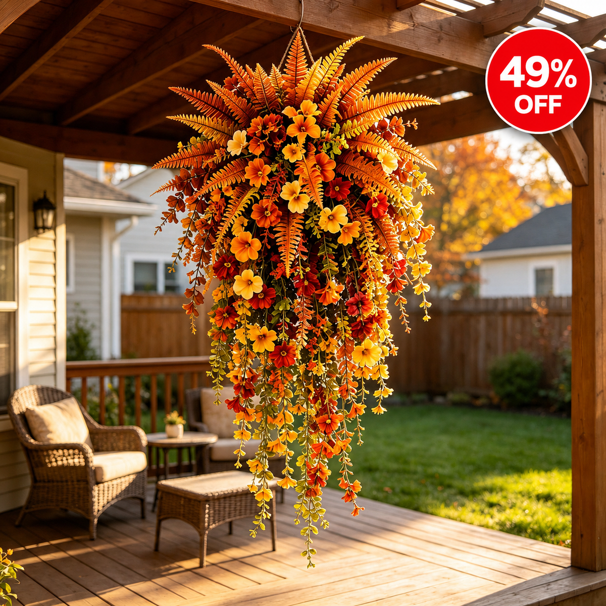 AutumnGlow™ Herbst‑Hängekorb