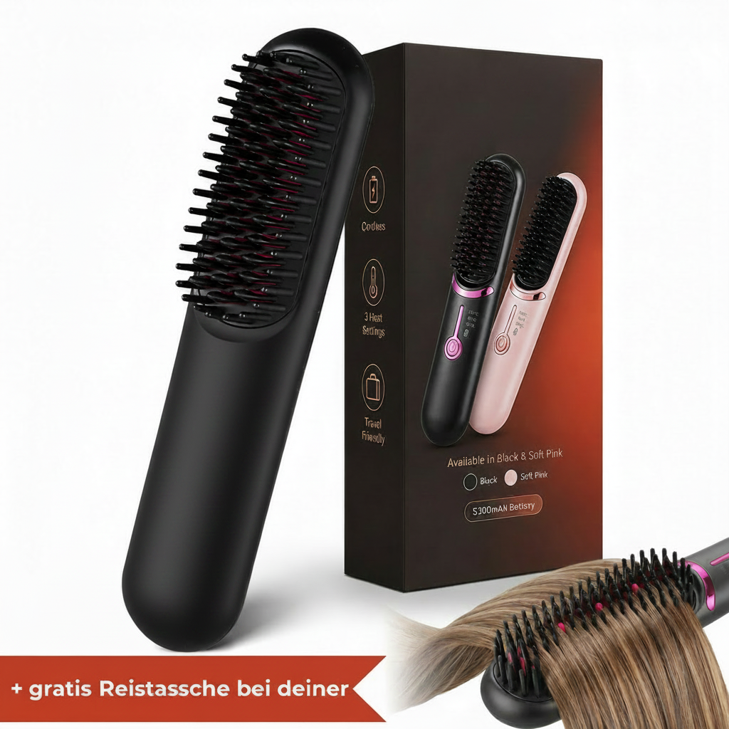 FineHeat™ 3 – Kabellose Stylingbürste für Salonfinish