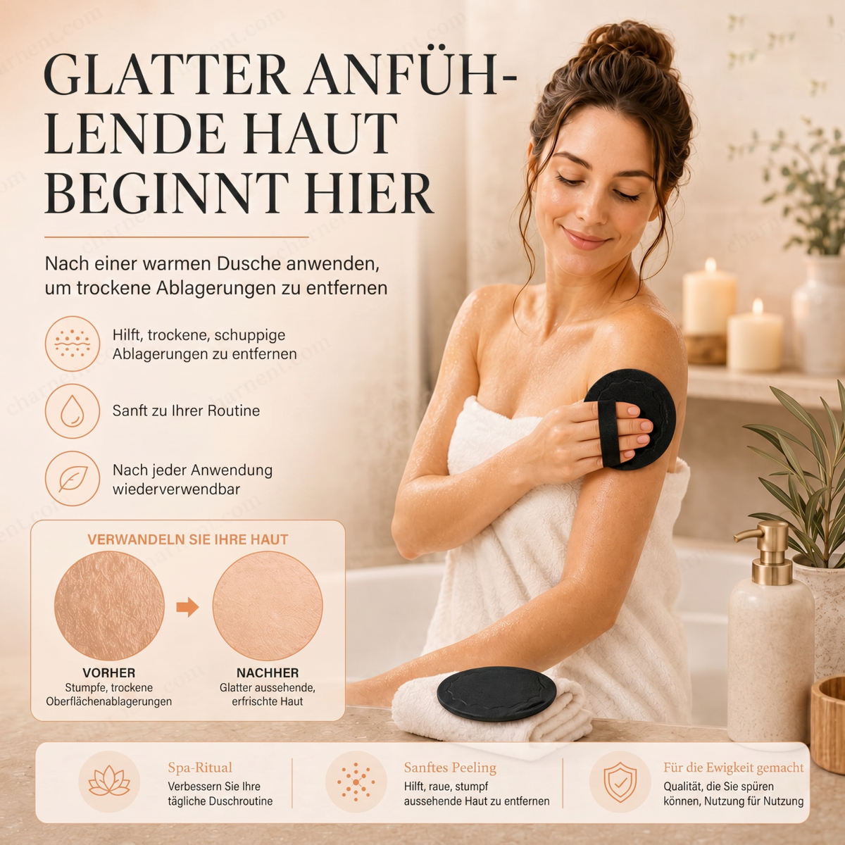 Wiederverwendbare Peeling‑Pads™