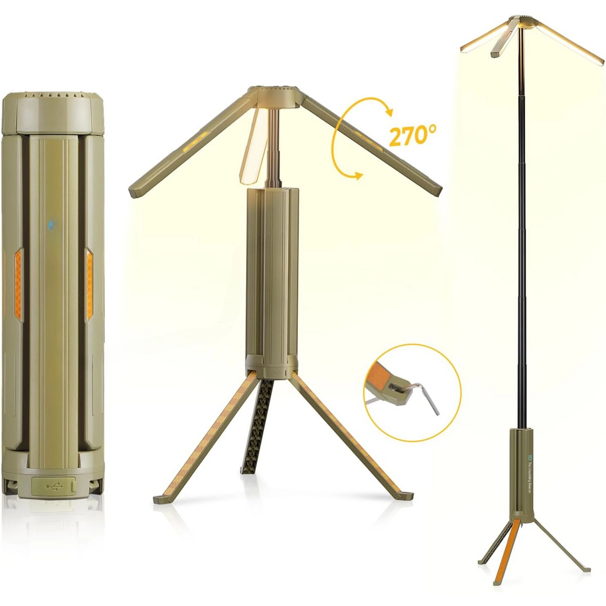 LumiGlow™ Campinglampe - Ultrahelle tragbare Outdoor-LED-Leuchte