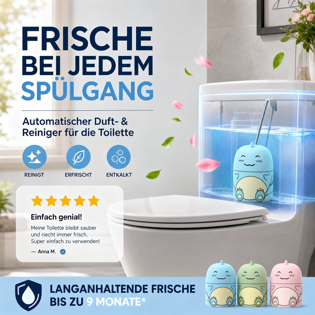 WC‑Reiniger Wonder – 90 Tage Sauberkeit ohne Schrubben!