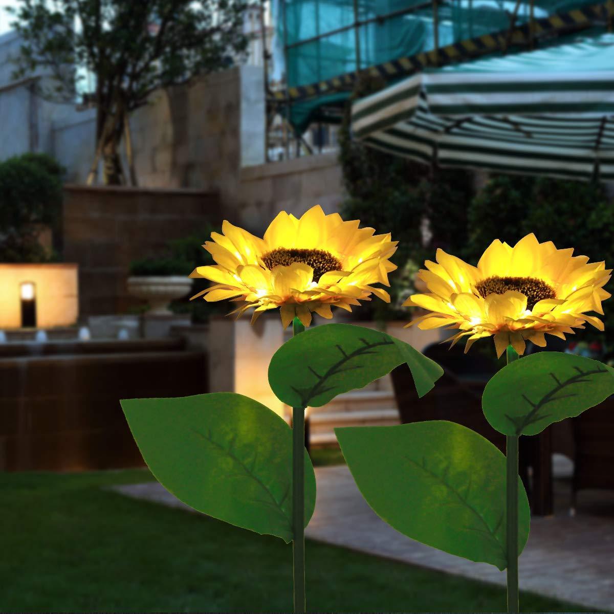 Wasserdichte Solar-Sonnenblumenleuchten™