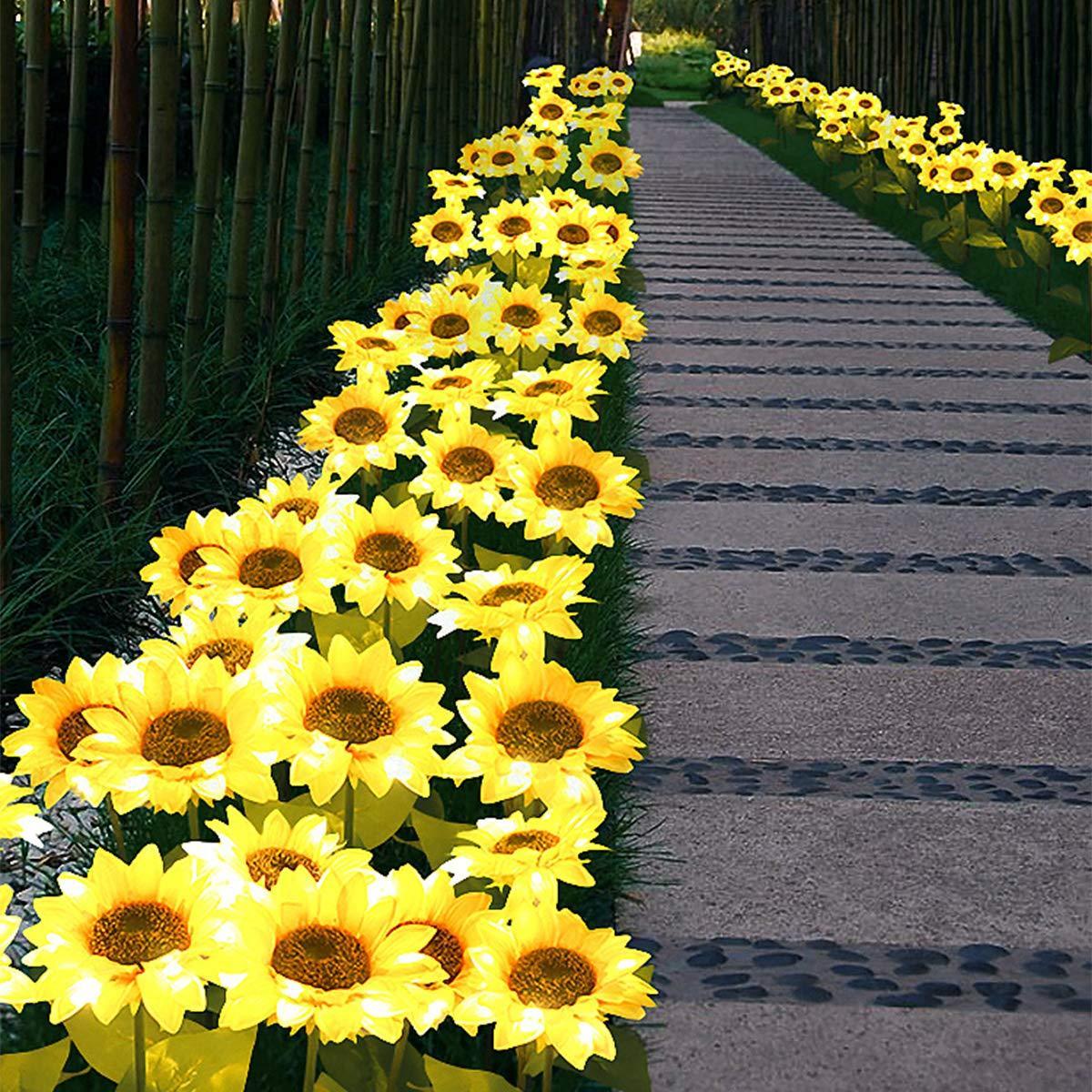 Wasserdichte Solar-Sonnenblumenleuchten™