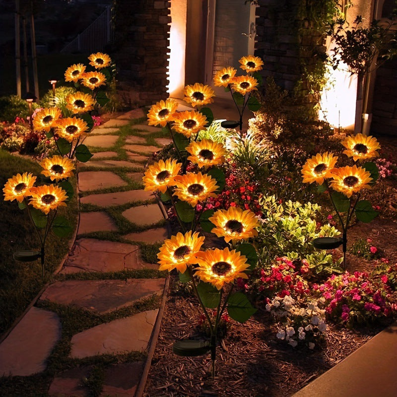 Wasserdichte Solar-Sonnenblumenleuchten™