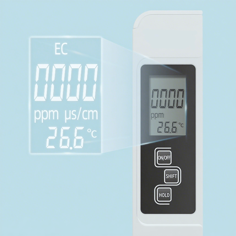 Ultra‑Genau & Schnell – Digitaler 3‑in‑1 TDS Wasserprüfer