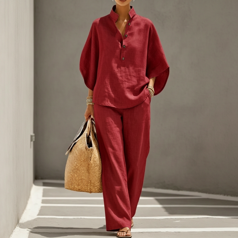 SoftGrace™ Damenbluse mit Stehkragen