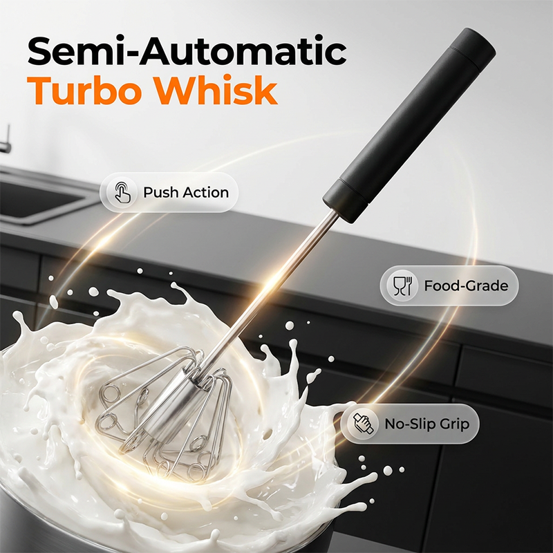 WhiskPro™ – Mühelos mixen ohne Strom & ohne Stress