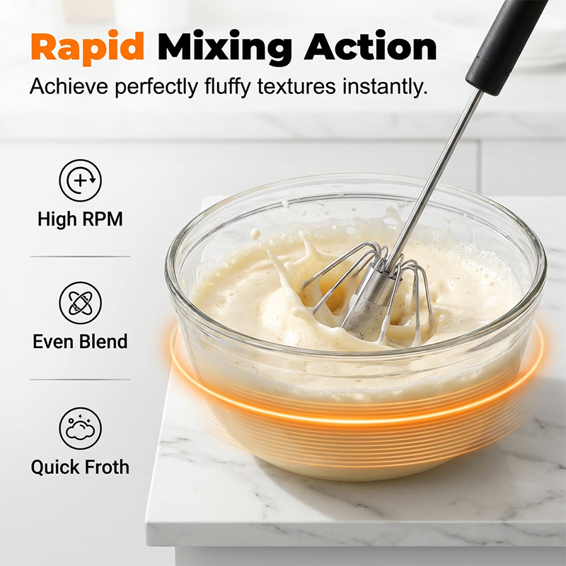 WhiskPro™ – Mühelos mixen ohne Strom & ohne Stress