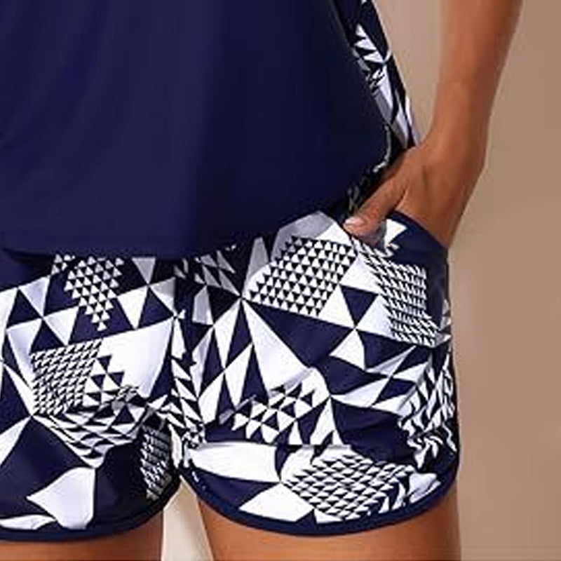 Sommer‑Tankini™ mit Farbblockmuster