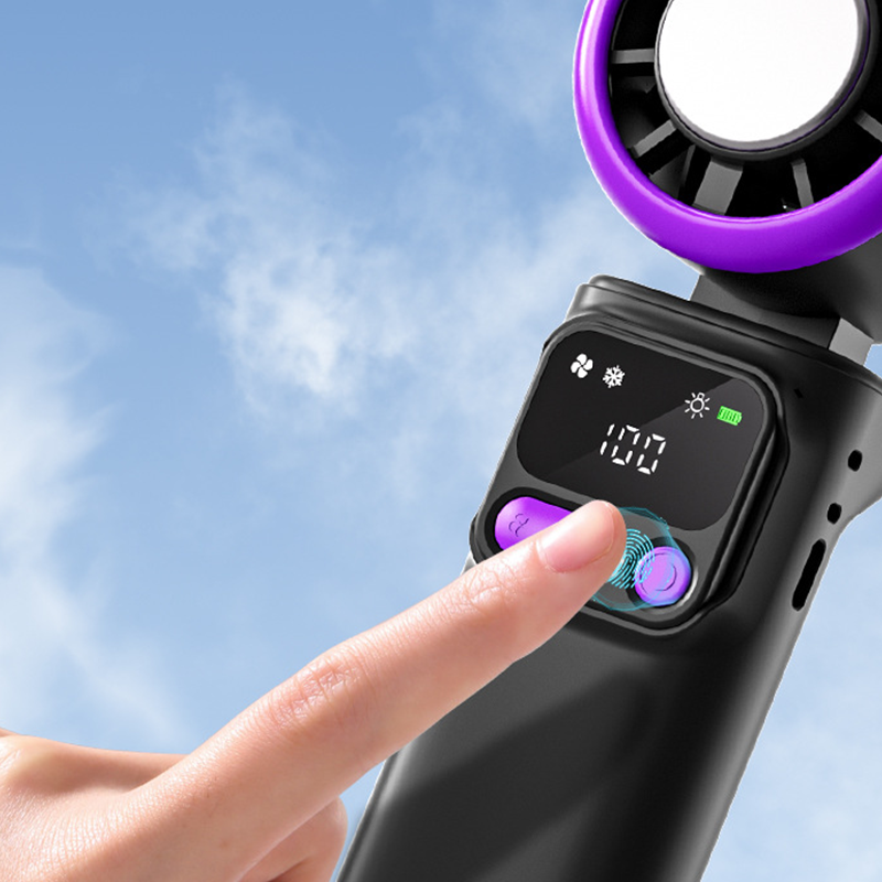 Tragbarer Kühlventilator mit Eiskompressionsplatte