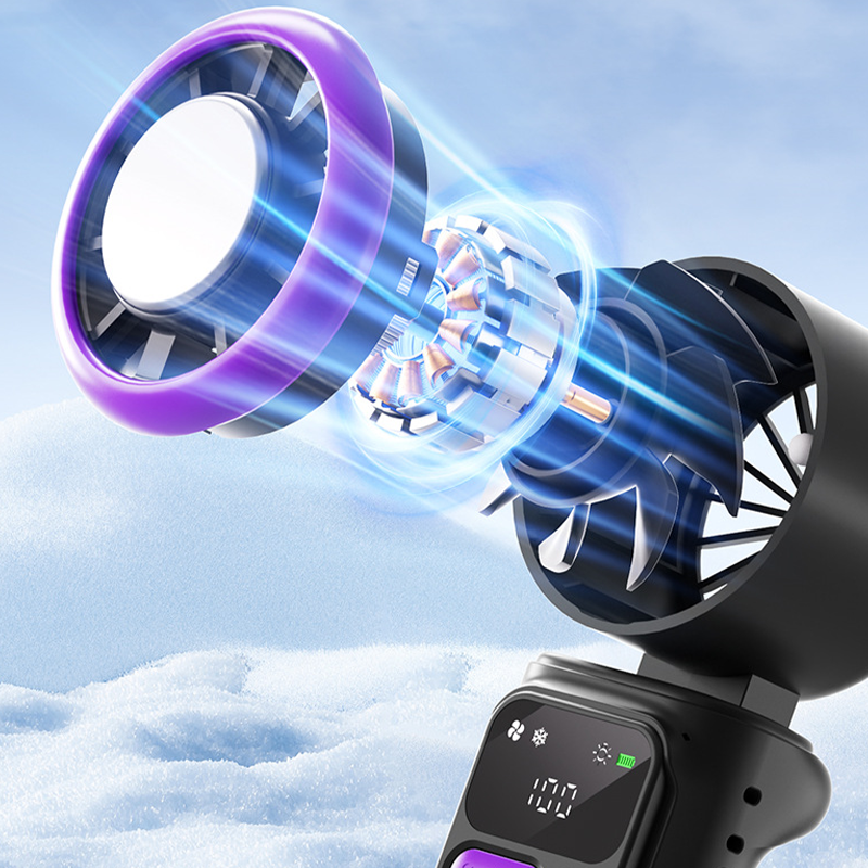 Tragbarer Kühlventilator mit Eiskompressionsplatte