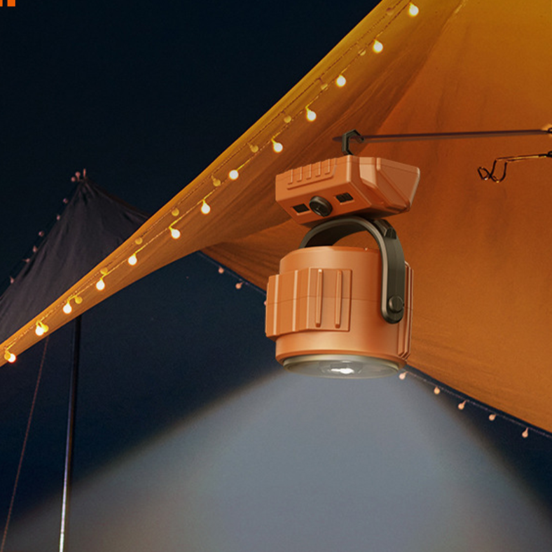 100‑Stufen Camping‑Ventilator – Turbo‑Power, LED‑Licht & XXL‑Akku für überall!