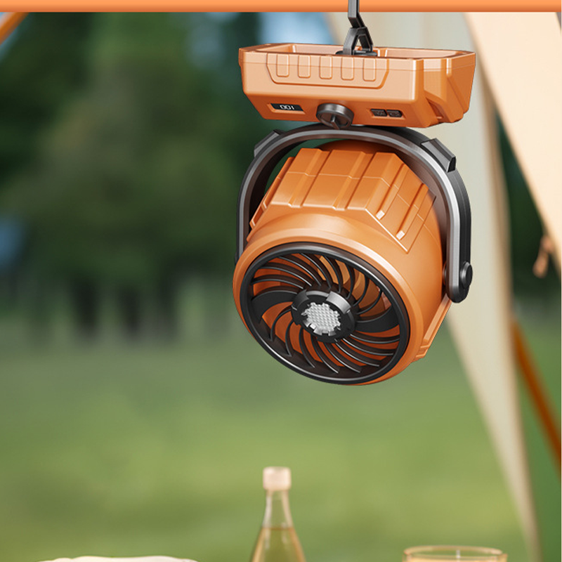 100‑Stufen Camping‑Ventilator – Turbo‑Power, LED‑Licht & XXL‑Akku für überall!