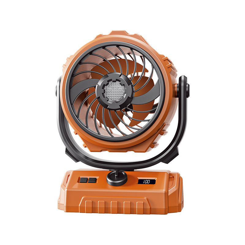 100‑Stufen Camping‑Ventilator – Turbo‑Power, LED‑Licht & XXL‑Akku für überall!