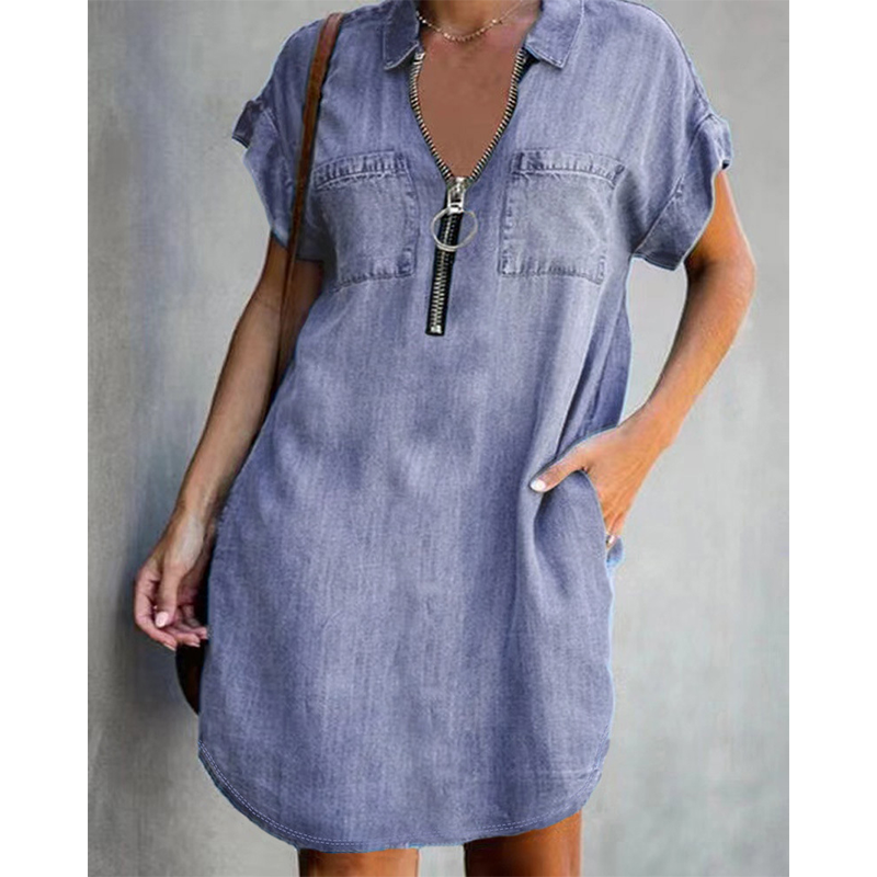 Denim Ease™ – Das lässige Jeanskleid für jeden Tag