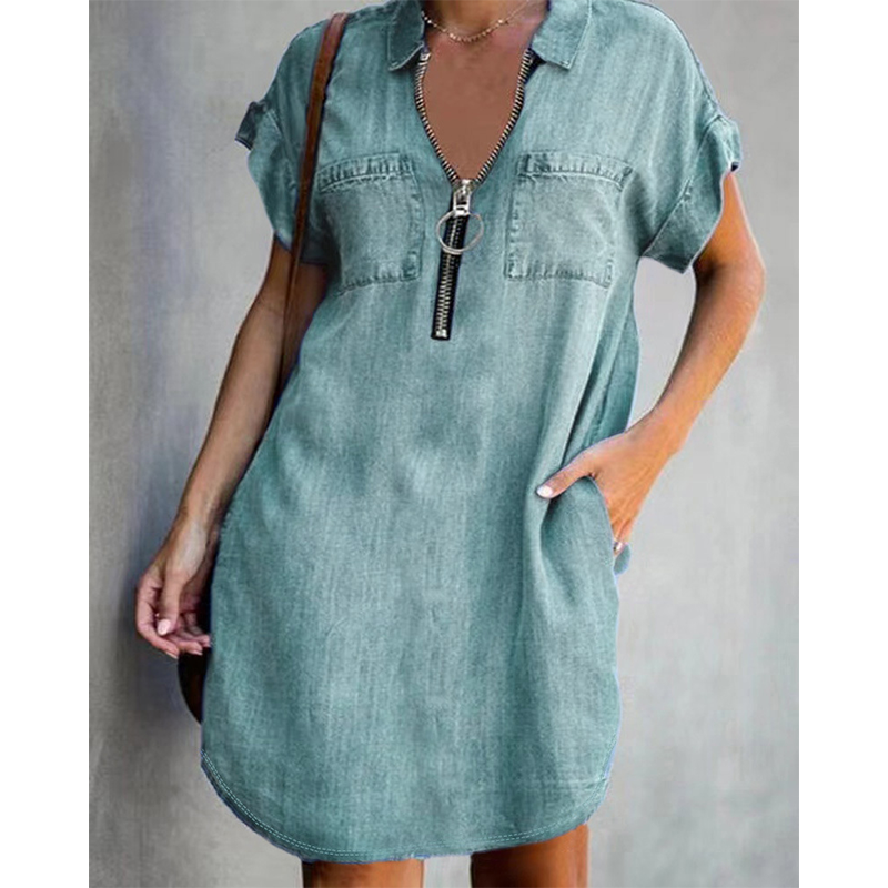 Denim Ease™ – Das lässige Jeanskleid für jeden Tag