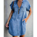Denim Ease™ – Das lässige Jeanskleid für jeden Tag