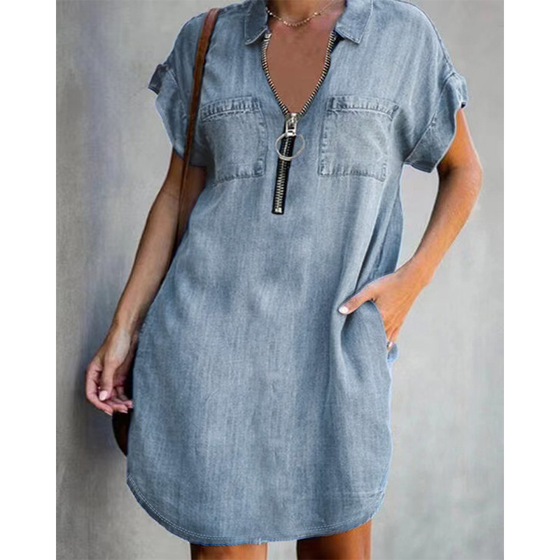 Denim Ease™ – Das lässige Jeanskleid für jeden Tag