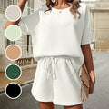 Casual Waffle Set™ – Sommerlook mit Top & Shorts