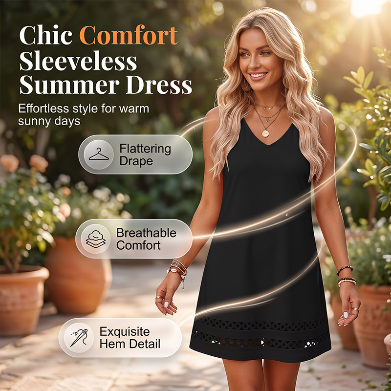 Cutout‑Eleganz™ trifft femininen V‑Ausschnitt