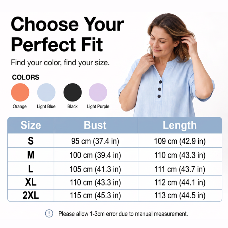 Casual Knopfkleid™ – Leicht, luftig & super feminin
